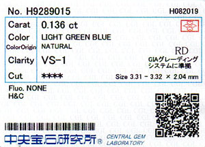 中央宝石研究所ソーティング画像