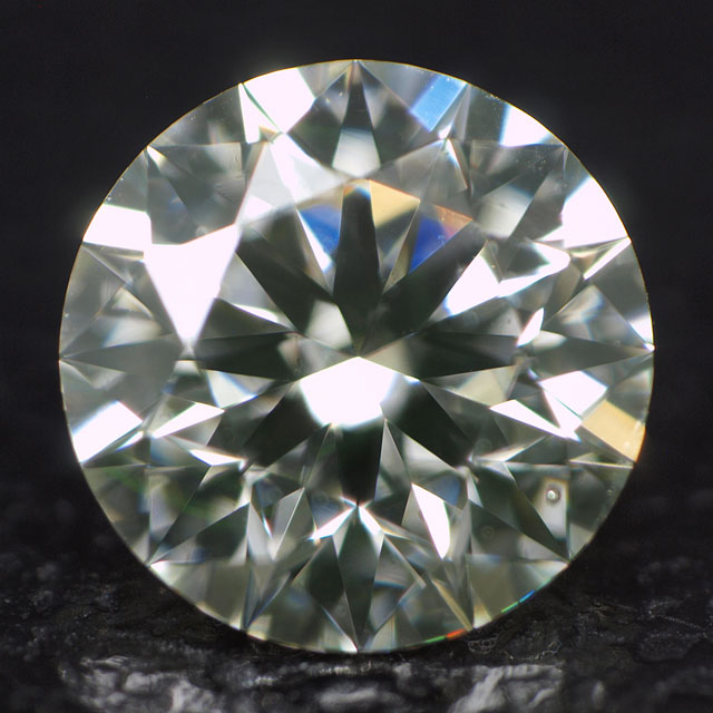 天然グリーンダイヤモンド ルース ( 裸石 ) 0.213ct, Faint Yellow ...