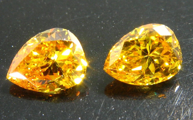 パンプキン系ダイヤモンド比較画像