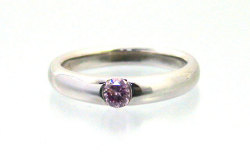 ピンクダイヤモンドリング プラチナ900