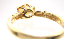 シトリン K18YGリング