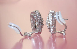 ブラウン＆イエローダイヤ　ピアイヤ