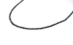 ブラックダイヤモンド　K18WG ネックレス