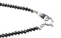 ブラックダイヤモンド　K18WG ネックレス