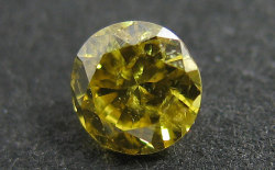 天然(ナチュラル）ヴィヴィッドイエローダイヤモンドルース画像