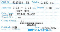 AGTジェムラボラトリーソーティング画像