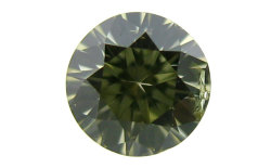 天然（ナチュラル）カメレオンダイヤモンド ルース（裸石）画像