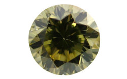 天然（ナチュラル）カメレオンダイヤモンド ルース（裸石）画像