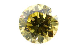 天然（ナチュラル）カメレオンダイヤモンド ルース（裸石）画像