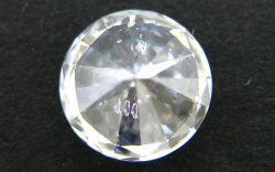 ガーネット結晶入りダイヤモンド画像