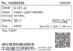 中央宝石研究所ソーティング画像