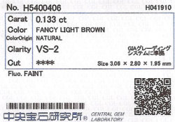 中央宝石研究所ソーティング画像