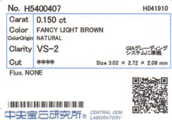 中央宝石研究所ソーティング画像