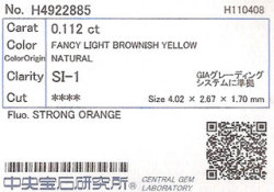 中央宝石研究所　ソーティング袋画像