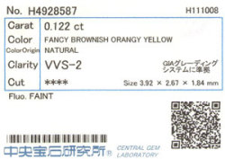 中央宝石研究所ソーティング画像