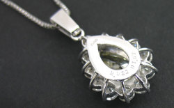 天然(ナチュラル)イエローダイヤモンドペンダントネックレス画像