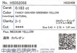 カメレオンダイヤモンド　ソーティング　画像