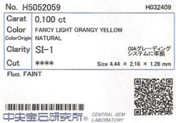 中央宝石研究所　ソーティング画像