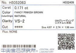 中央宝石研究所ソーティング画像