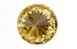 ナチュラルファンシーオレンジイエローダイヤモンド natural fancy orange yellow diamond画像