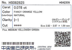 中央宝石研究所ソーティング画像