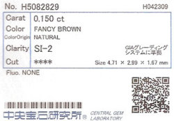 中央宝石研究所ソーティング画像