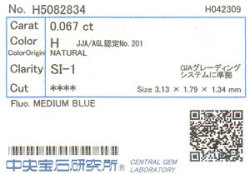 中央宝石研究所ソーティング