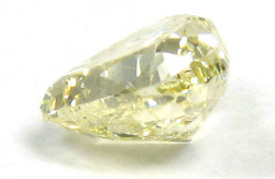 ハートシェイプカットイエローダイヤモンドルース画像