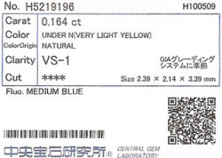 中央宝石研究所ソーティング