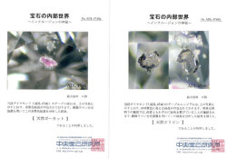 宝石の内部世界　画像