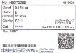 中央宝石研究所ソーティング