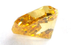 天然(ナチュラル)オレンジー・イエローダイヤモンド ルース(裸石)画像