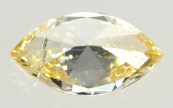 天然(ナチュラル)バイカラー風ダイヤモンド ルース(裸石)画像