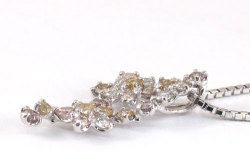 ピンク・イエロー・ブラウンダイヤモンドペンダントトップ