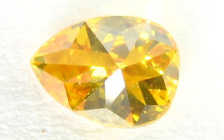 天然(ナチュラル)オレンジー・イエローダイヤモンド ルース(裸石)画像
