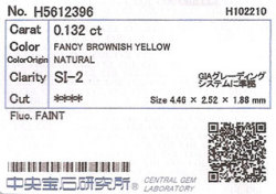 中央宝石研究所ソーティング画像