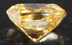 天然(ナチュラル)オレンジイエローダイヤモンド ルース(裸石)画像