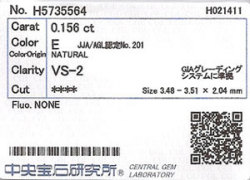 中央宝石研究所ソーティング画像