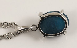 アパタイト・キャッツアイプラチナ900ペンダントトップ