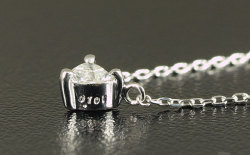 ハートシェイプダイヤモンド・ペンダントネックレス画像