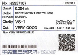 中央宝石研究所ソーティング袋画像