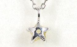 スターカット(星型)ダイヤモンド・ペンダントネックレス画像
