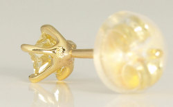 スターカット(星型)ダイヤモンド・片耳用ピアス画像