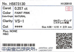 中央宝石研究所ソーティング画像