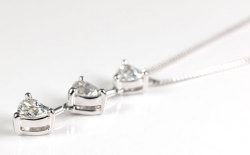 ハートシェイプダイヤモンド・ペンダントネックレス画像