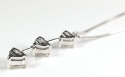 ハートシェイプダイヤモンド・ペンダントネックレス画像