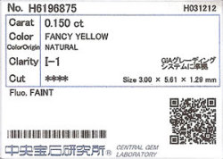 中央宝石研究所ソーティング画像