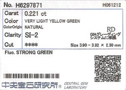 中央宝石研究所ソーティング袋画像