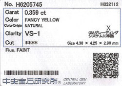 中央宝石研究所ソーティング画像