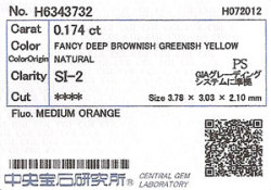 中央宝石研究所ソーティング袋画像